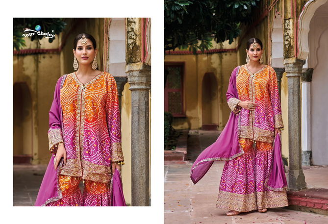 Molly By Your Choice Designer Chinon Salwar Kameez Wholesale Price In Surat
